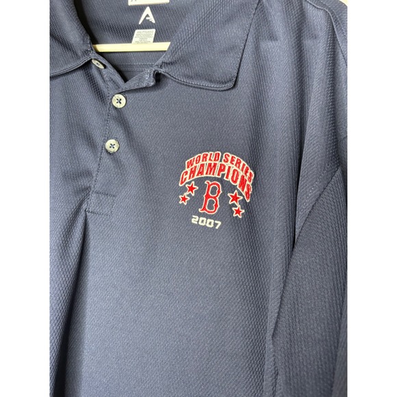 Antigua Other - Antigua Mens Boston Red Sox 2007 World Series Champions Polo Shirt Navy XXL‎ big